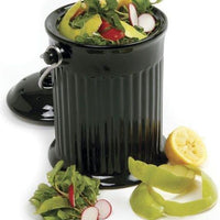 Norpro - 1 Gallon Ceramic Compost Crock Black - 93EB