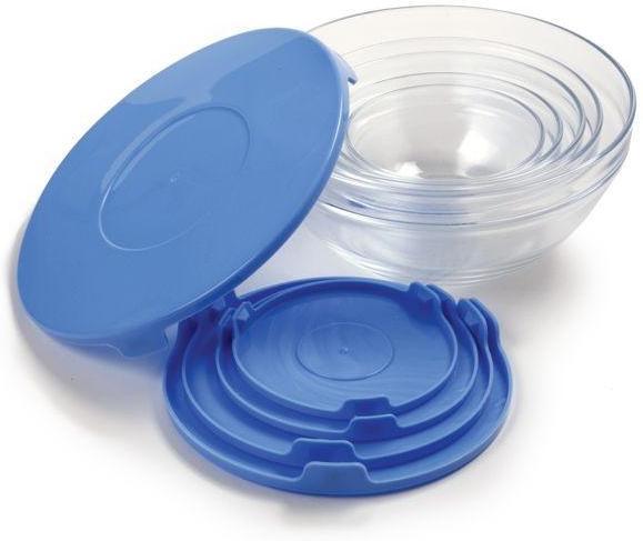Norpro - 10 Piece Glass Bowl Set with Lids - 1018