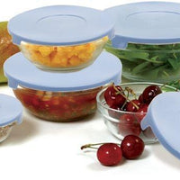 Norpro - 10 Piece Glass Bowl Set with Lids - 1018