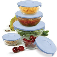 Norpro - 10 Piece Glass Bowl Set with Lids - 1018