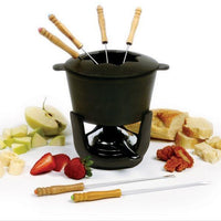 Norpro - 10 Piece Set Cast Iron Fondue Set - 509