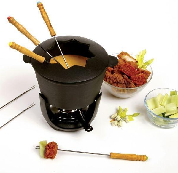 Norpro - 10 Piece Set Cast Iron Fondue Set - 509