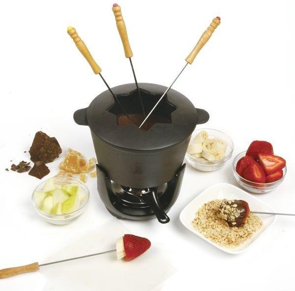 Norpro - 10 Piece Set Cast Iron Fondue Set - 509