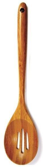 Norpro - 12" Bamboo Slotted Spoon - 7642