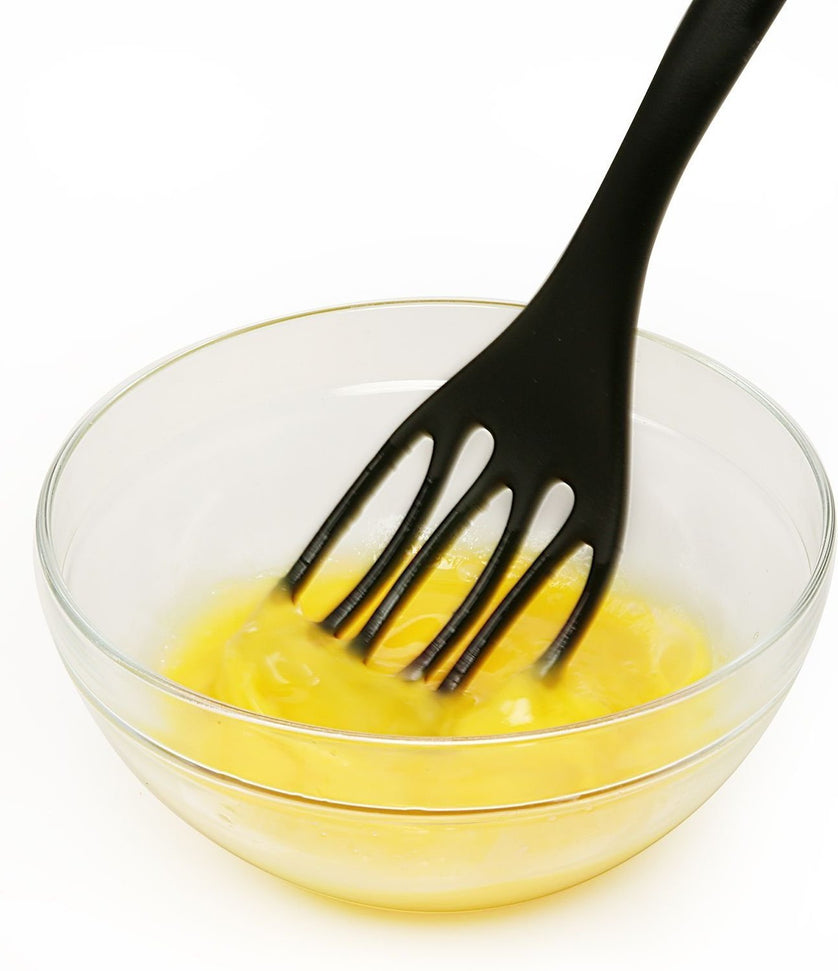 Norpro - 12" Black Jumbo Fiskie The Ultimate Fork & Whisk Combo - 1723