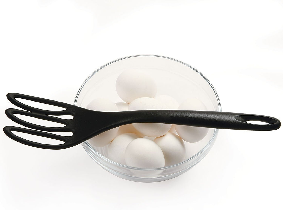 Norpro - 12" Black Jumbo Fiskie The Ultimate Fork & Whisk Combo - 1723