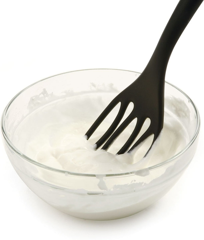 Norpro - 12" Black Jumbo Fiskie The Ultimate Fork & Whisk Combo - 1723