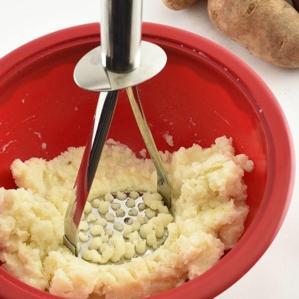 Norpro - 12" Krona Stainless Steel Masher with Guard - 1231