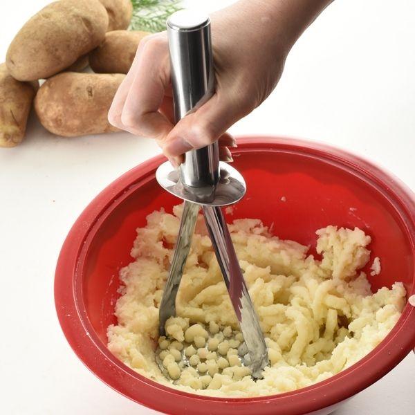 Norpro - 12" Krona Stainless Steel Masher with Guard - 1231