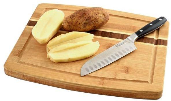Norpro - 12" x 10" x .7" Bamboo Cutting Board - 7637