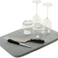 Norpro - 12" x 18" Gray Dish Drying Mat - 329