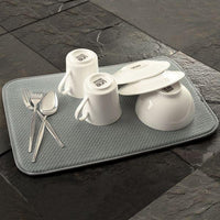 Norpro - 12" x 18" Gray Dish Drying Mat - 329