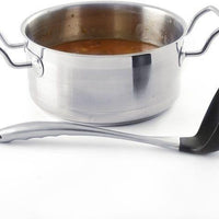 Norpro - 12.75" Stainless Steel & Silicone Soup Ladle - 1330