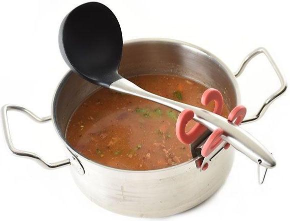Norpro - 12.75" Stainless Steel & Silicone Soup Ladle - 1330