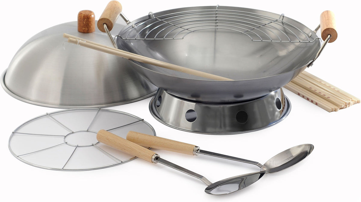 Norpro - 14" Wok (10 Piece Set) - 506