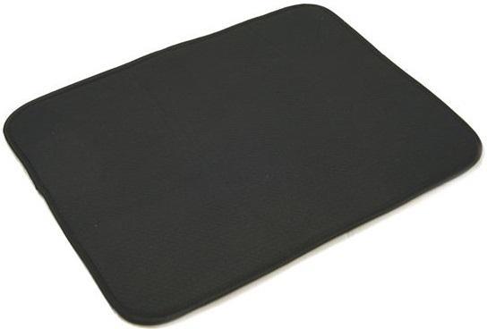 Norpro - 16" x 18" Black Dish Drying Mat - 359E