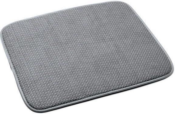 Norpro - 16" x 18" Gray Dish Drying Mat - 359G
