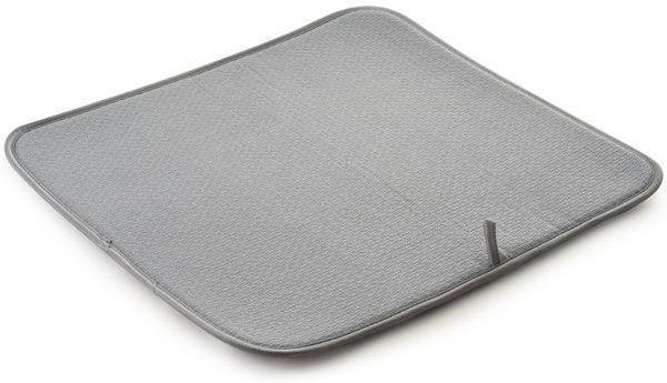 Norpro - 16" x 18" Gray Trellis Dish Drying Mat - 359T