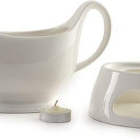 Norpro - 16oz Sauce Boat with Stand & Candle - 8352