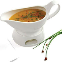 Norpro - 16oz Sauce Boat with Stand & Candle - 8352