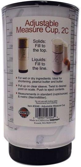 Norpro - 2 Cup Adjustable Eject-A-Cup - 3046