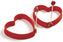 Norpro - 2 Piece Set Heart Egg/Pancake Ring - 999R