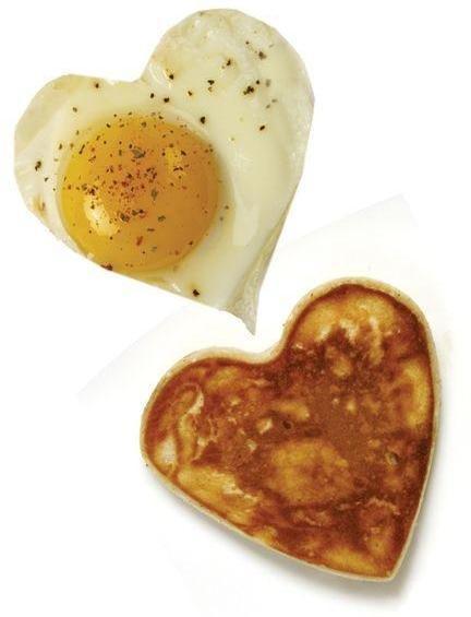 Norpro - 2 Piece Set Heart Pancake/Egg Rings - 980