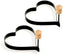 Norpro - 2 Piece Set Heart Pancake/Egg Rings - 980