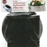 Norpro - 2 Piece Set Replacement Filters For 1.5 Gallon Compost Keeper #84 - 84F