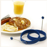 Norpro - 2 Piece Set Silicone Round Pancake/Egg Rings - 994C
