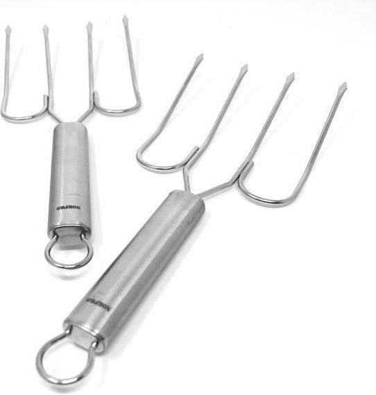 Norpro - 2 Piece Set Stainless Steel Turkey Lifters - 840
