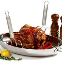 Norpro - 2 Piece Set Stainless Steel Turkey Lifters - 840