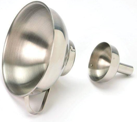 Norpro - 2 Piece Stainless Steel Funnel with Spout - 255