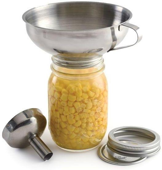 Norpro - 2 Piece Stainless Steel Funnel with Spout - 255