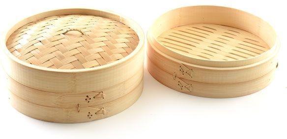 Norpro - 2 Tier Bamboo Steamer with Lid - 1963