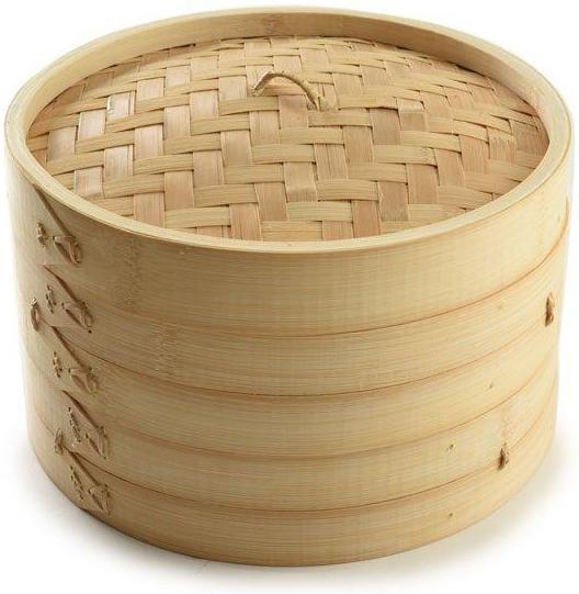 Norpro - 2 Tier Bamboo Steamer with Lid - 1963