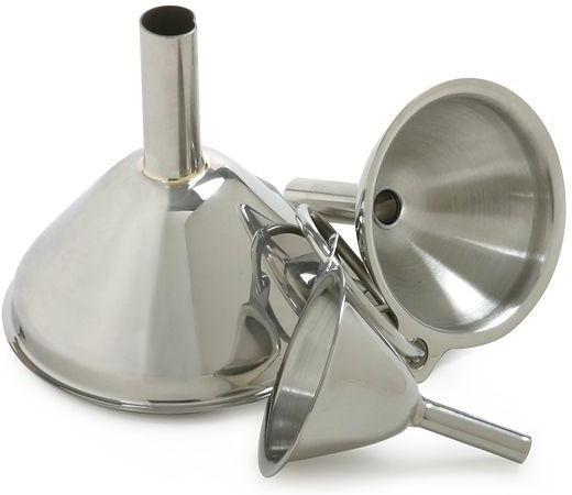 Norpro - 3 Piece Stainless Steel Funnel Set - 252