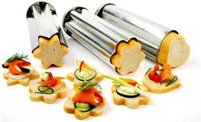 Norpro - 3 Piece Tin Canape Mold Set - 3656