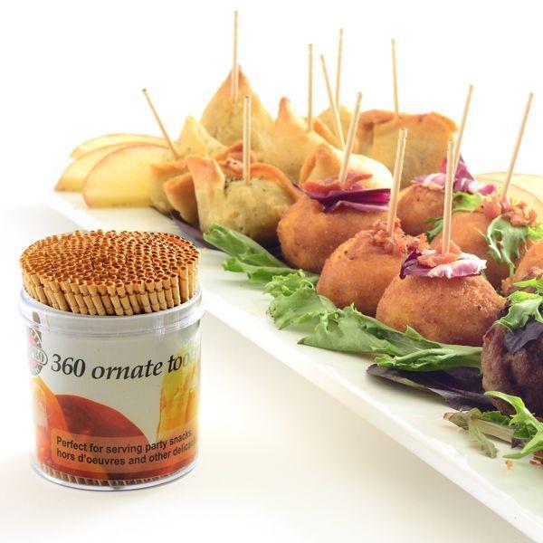 Norpro - 360 Pieces Ornate Wood Toothpicks - 1914