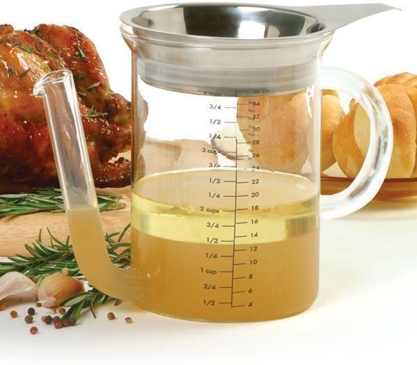 Norpro - 4 Cup Gravy Separator with Strainer - 3022