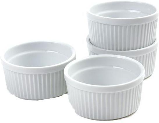 Norpro - 4 Piece 8oz Porcelain Ramekins - 260