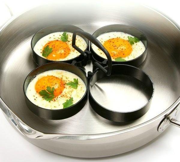 Norpro - 4 Piece Set Nonstick Egg/Pancake Ring - 995