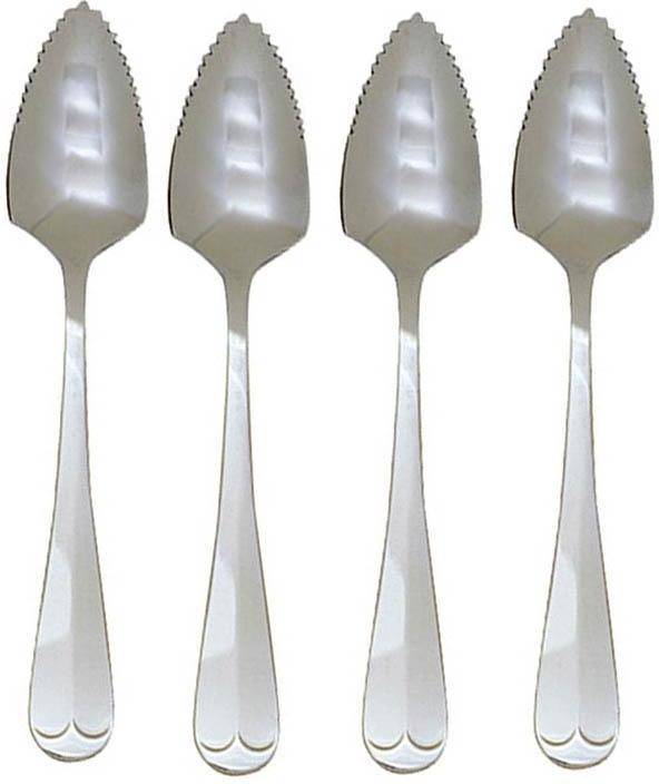 Norpro - 4 Piece Set Stainless Steel Grapefruit Spoons - 1280