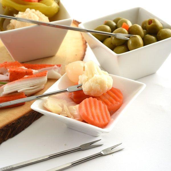 Norpro - 4 Piece Set Stainless Steel Seafood Forks - 801