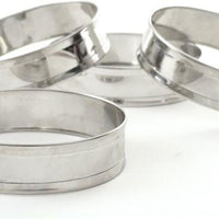 Norpro - 4 Piece Stainless Steel English Muffin Rings - 3776