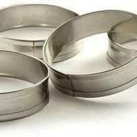 Norpro - 4 Piece Stainless Steel English Muffin Rings - 3776