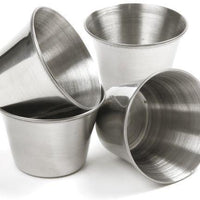 Norpro - 4 Piece Stainless Steel Sauce/Butter Cups - 208