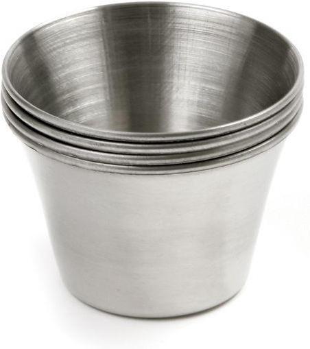 Norpro - 4 Piece Stainless Steel Sauce/Butter Cups - 208