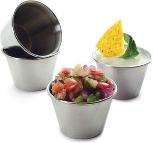 Norpro - 4 Piece Stainless Steel Sauce/Butter Cups - 208