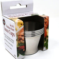 Norpro - 4 Piece Stainless Steel Sauce/Butter Cups - 208
